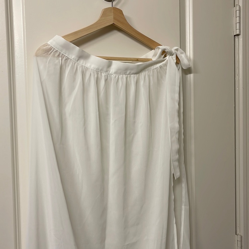 White long bikin cover up